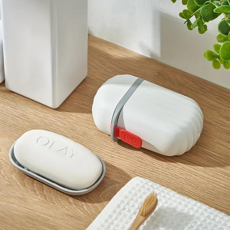 Portable Travel Soap Holder With Tray