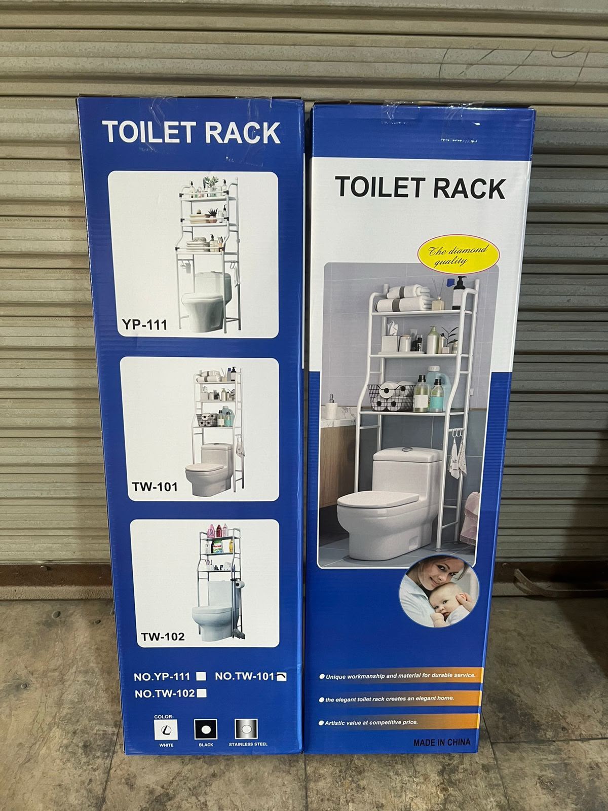 Bathroom Toilet Storage Rack Floor to Floor Toilet Rack Washroom Punching Free Washing Machine Basin Storage Rack
