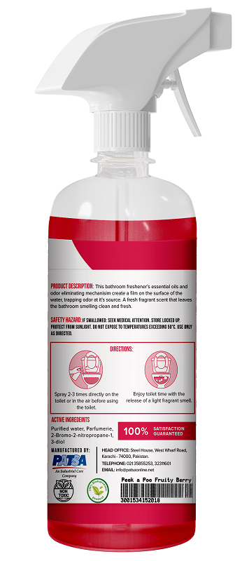 Peak A Poo - Fruity Berry - Bathroom Air Freshener and Odour Cleanser
