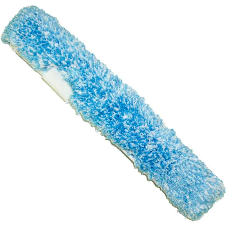 2-in-1 Microfiber Scrubber and Squeegee 14-inch Scrubber Cleaning Tool - Without Pole