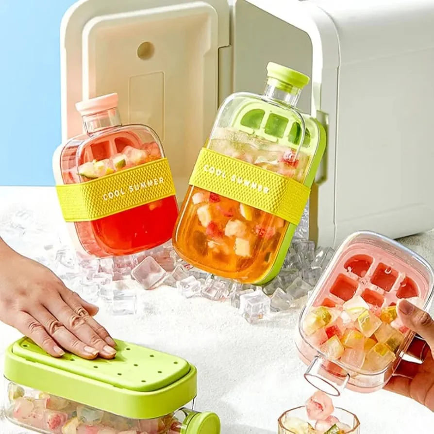 2 in 1 Ice Cube Bottle - 800ML