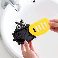 Ladybug Soap Box With Cover, Cartoon Soap Dish