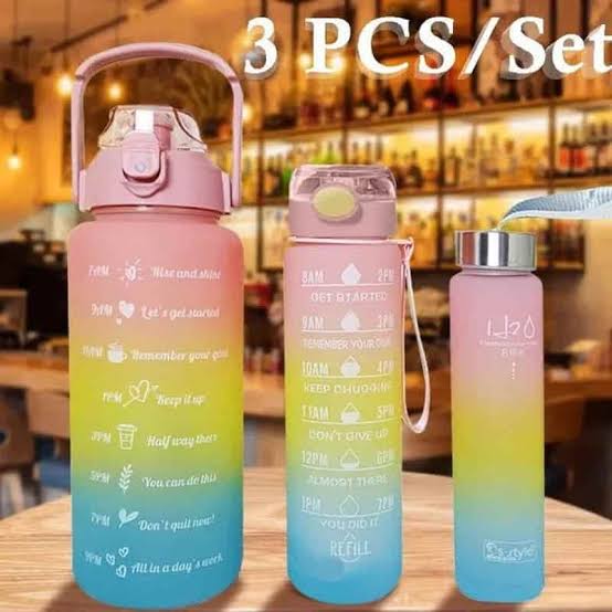 3 Pcs Rainbow Bottle