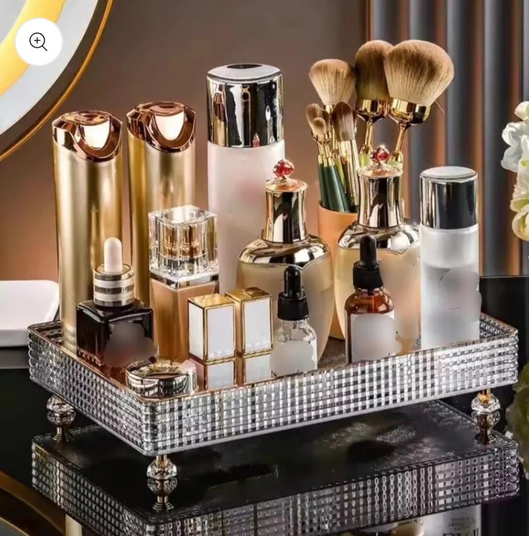 Transparent Cosmetics Tray