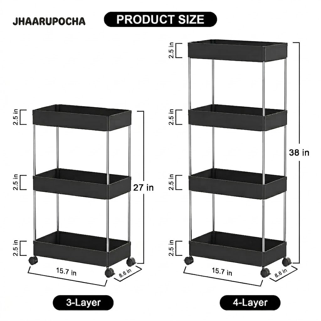 2, 3 & 4 Layer Multipurpose Trolley