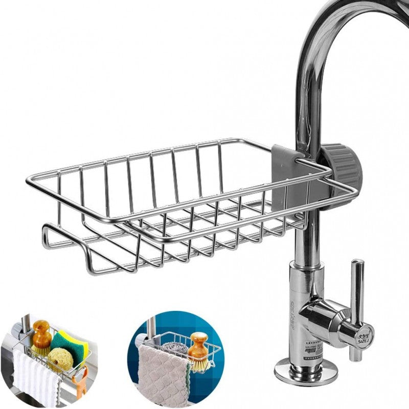 Kitchen Stainless Steel Faucet Rack