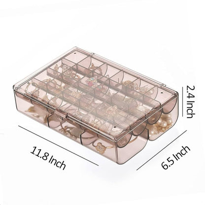 Rectangle Transparent Jewellery Organizer