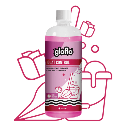Quat Control - Rose - Fragrant Disinfectant for Daily Mopping
