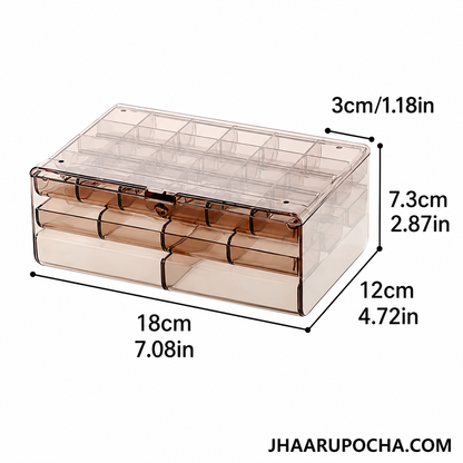 Rectangle Transparent Jewellery Organizer
