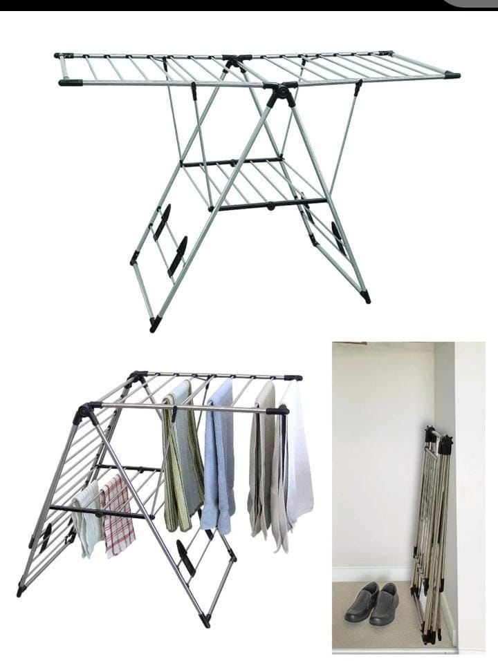 STAINLESS STEEL CLOTHES DRYER STAND Good Quality Weight : 3200 gram