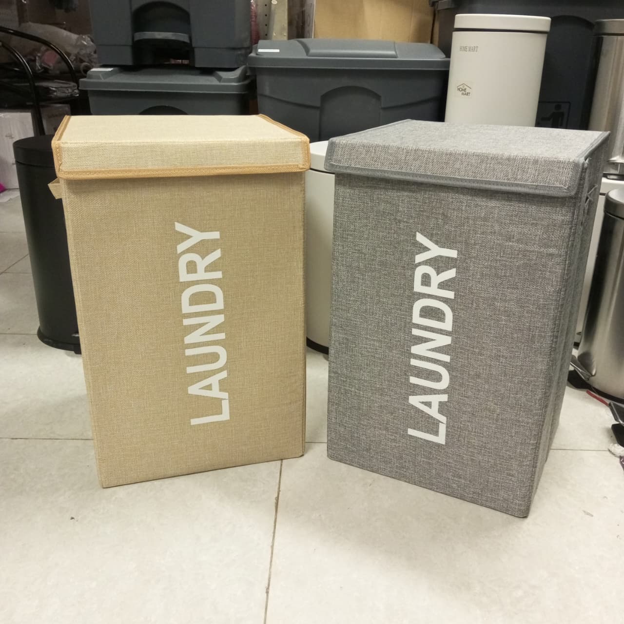 Laundry Basket With Lid