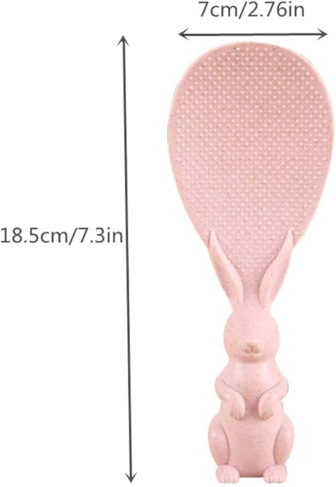 Rabbit Rice Spoon, Non Stick (Pack of 2)