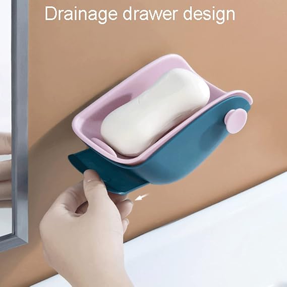 Wall & Sink Mount Soap Dish With Tray