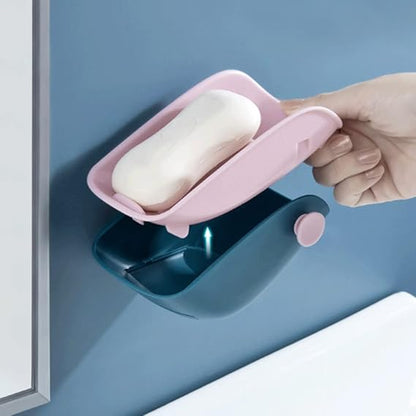 Wall & Sink Mount Soap Dish With Tray