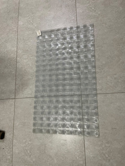 Shower Mat Non Slip Bath Mat With Suction for Tub and Shower Floor Mat, Machine Washable Bathtub Mat and Drain Holes, Soft Bathroom Accessories