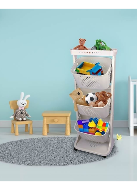 TP-749 Organiser Trolley For Vegetables & Toys etc - Made in Turkey