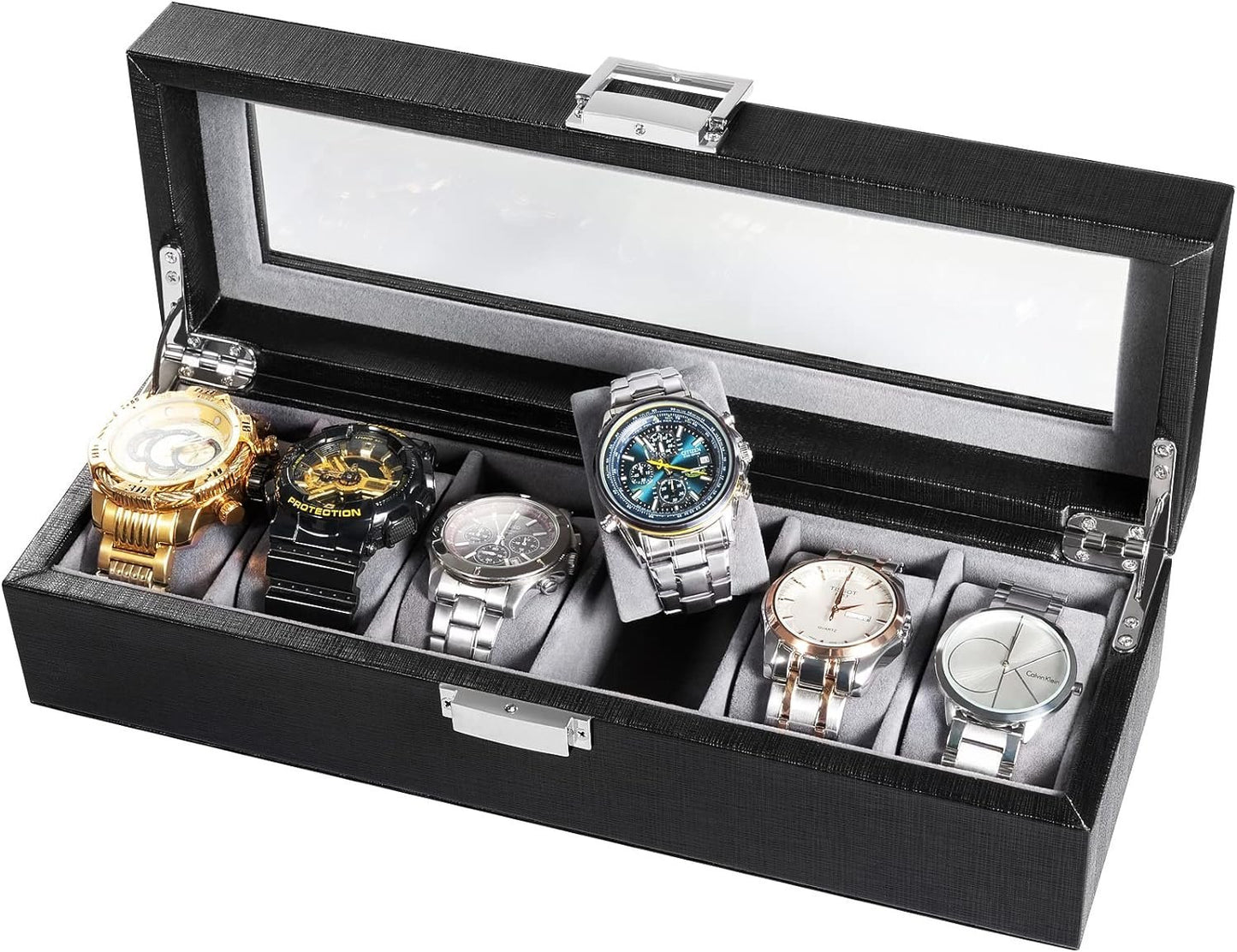 6 & 12 Slot Watch Box Organizer