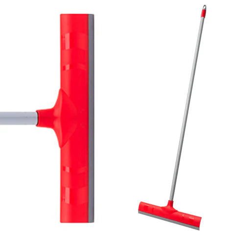 LIAO Floor Squeegee LK2308 – 40cm Water Scraper | 120cm Metal Handle | TPR Blade | Bathroom & Floor Cleaner