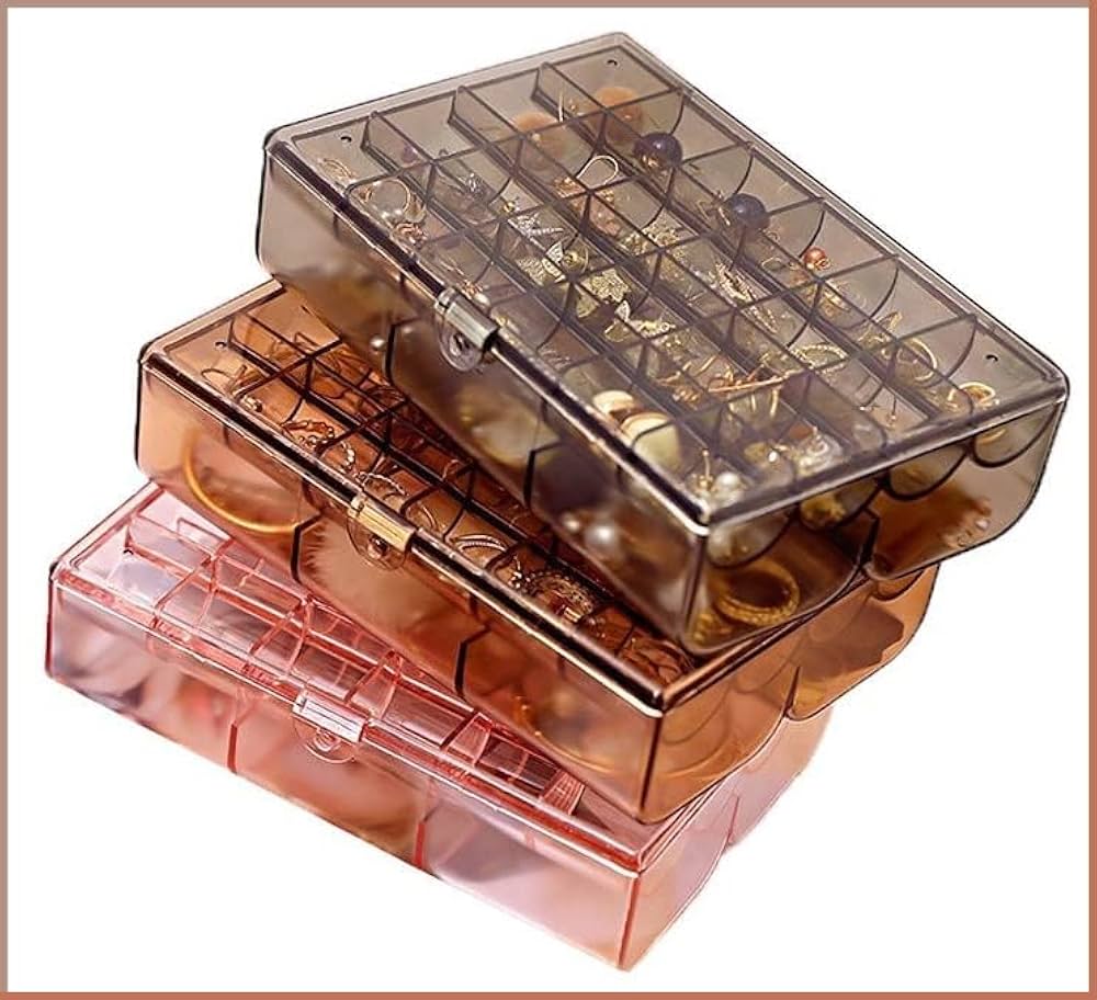 Rectangle Transparent Jewellery Organizer