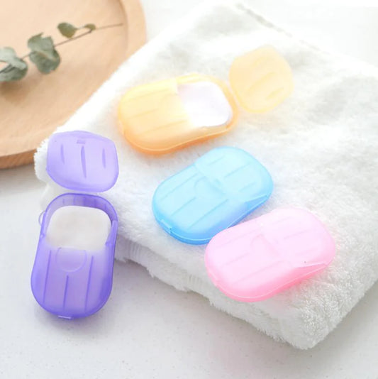 Pack of 6 Paper Travel Soap – 20 pcs Each