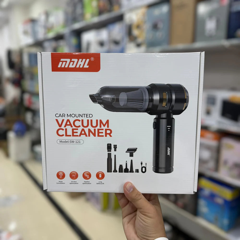 MDHL 2-in-1 Car Vacuum Cleaner &amp; Blower WD-SW-121 | 17000Pa Suction | 3 Speed | Wireless Portable Cleaner - Prepaid Only