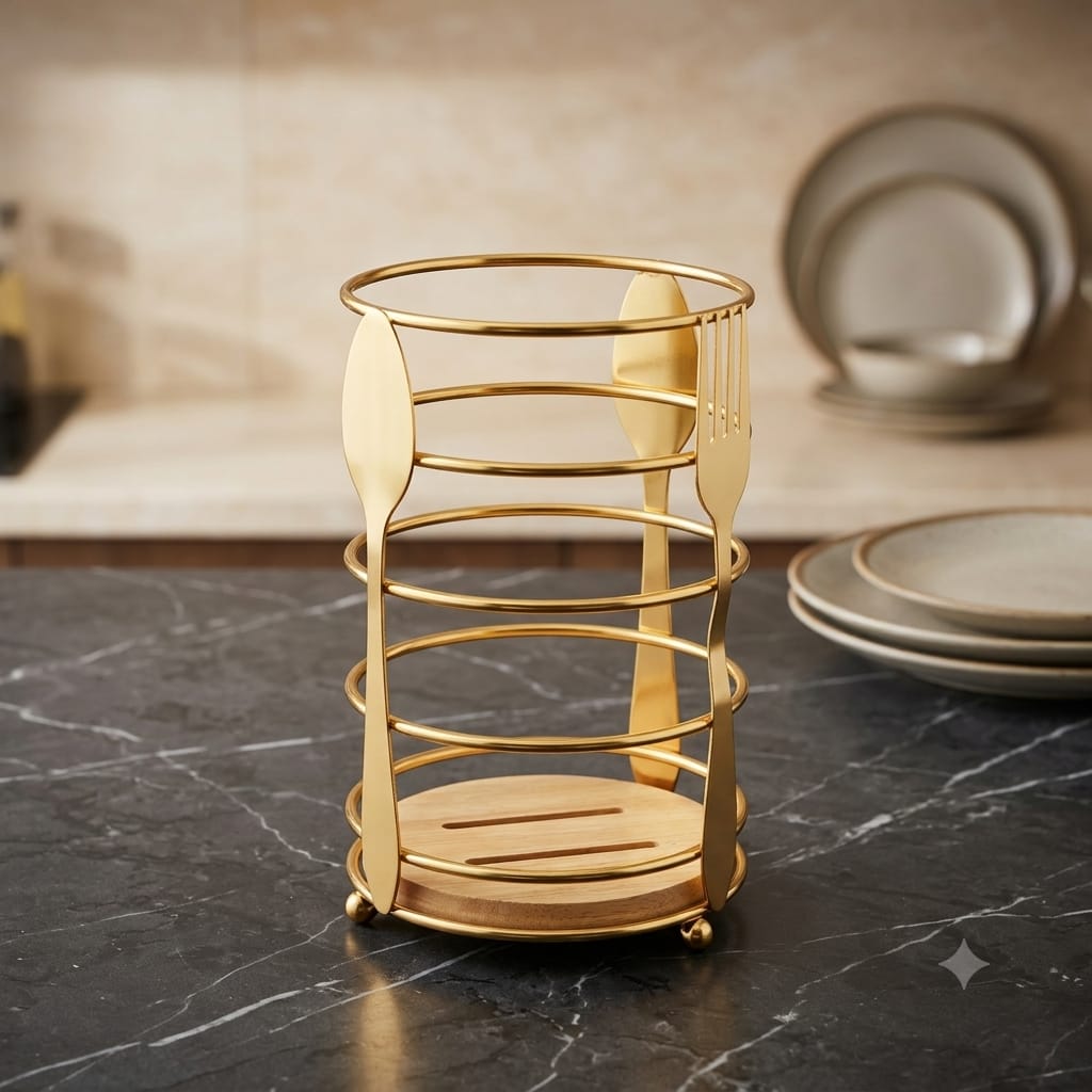 Spoon Holder - Golden