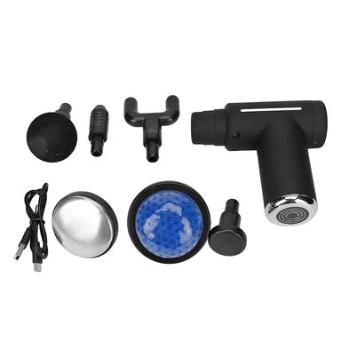 MDHL - Professional Muscle Massager – Hot & Cold Therapy Gun | 6 Speeds | 3800 RPM | Portable Deep Tissue Massage Machine