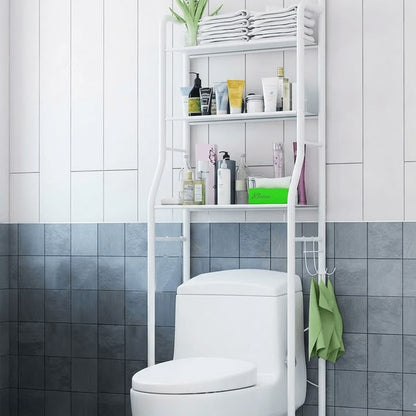 Bathroom Toilet Storage Rack Floor to Floor Toilet Rack Washroom Punching Free Washing Machine Basin Storage Rack