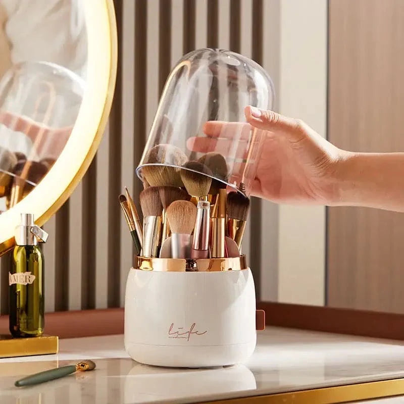 360 Rotating Cosmetic Brush Holder