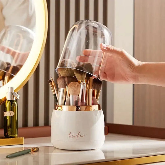 360 Rotating Cosmetic Brush Holder