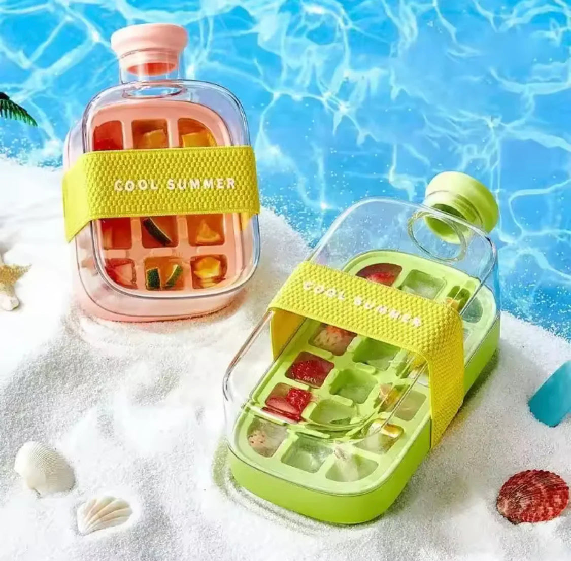 2 in 1 Ice Cube Bottle - 800ML