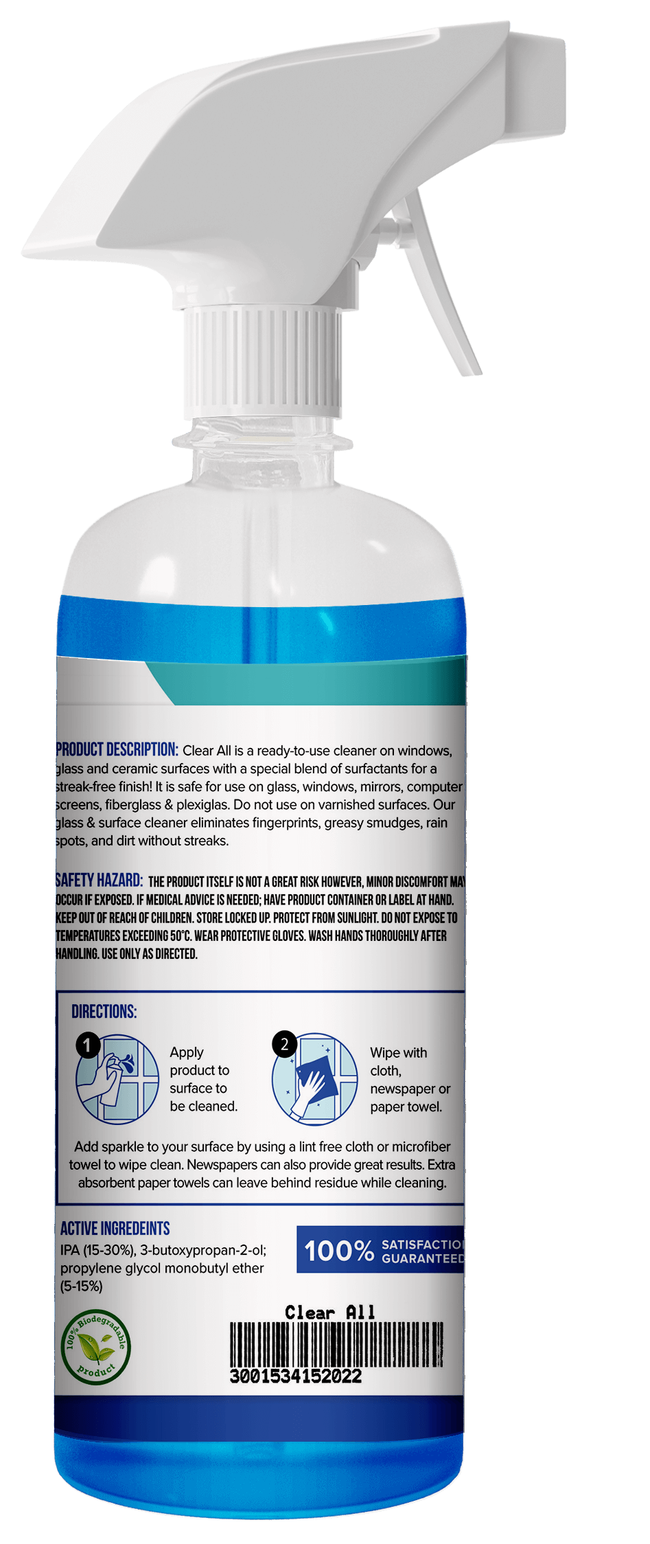 Clear All - Window, Ceramic and Glass Cleaner