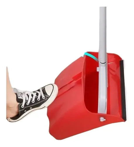 LIAO Dustpan Set C130019 – Long Handle Broom &amp; Dustpan Set | 75cm Metal Handle | Comb Teeth Design