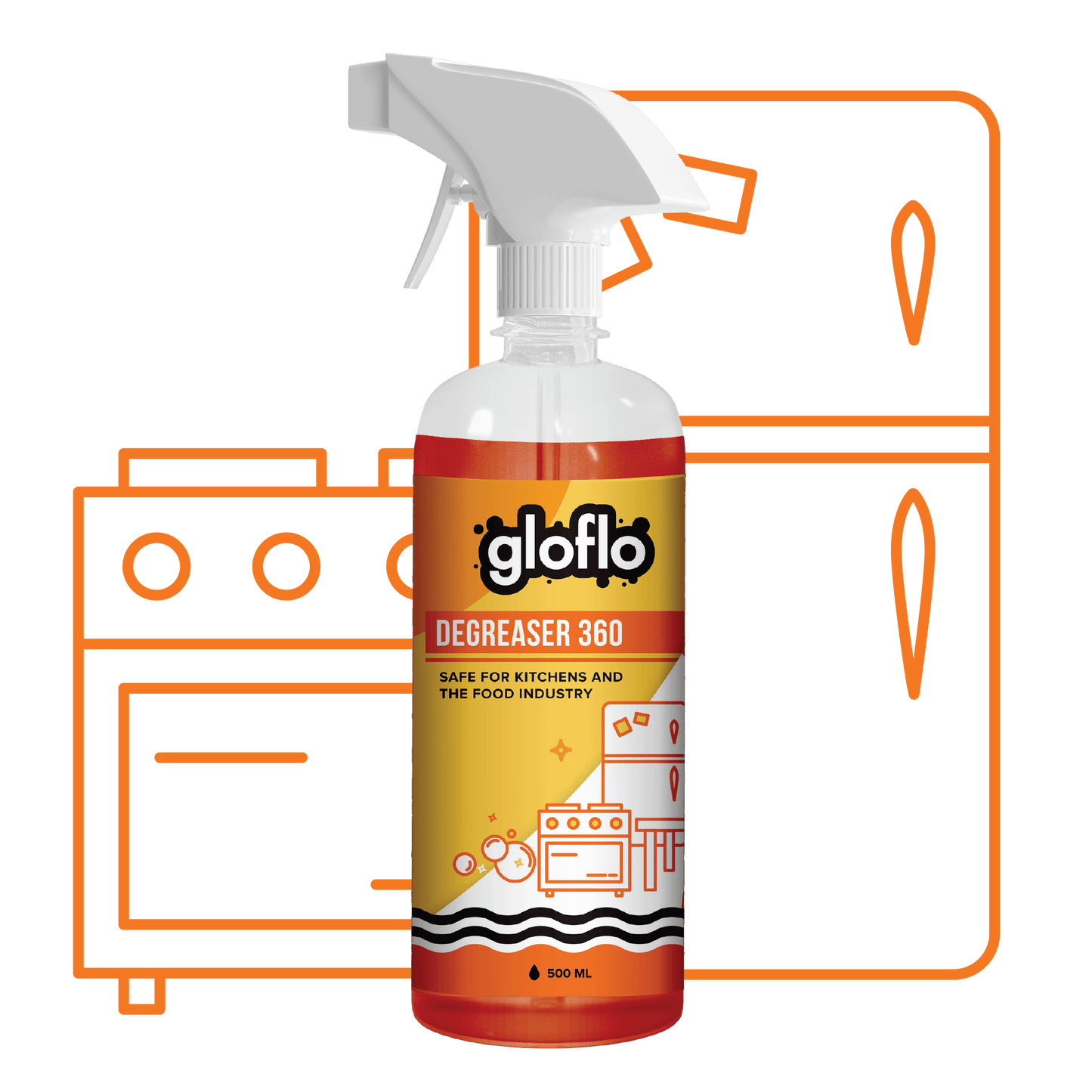 Degreaser 360 - Non-Toxic Oil & Grease Cleaner