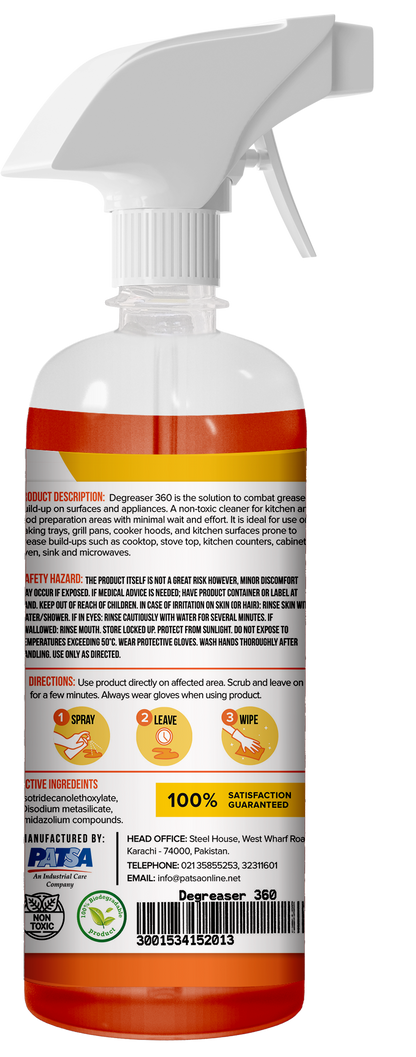 Degreaser 360 - Non-Toxic Oil & Grease Cleaner