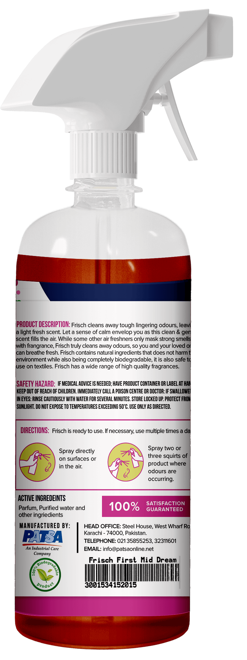 Frisch - Mid-Summer - Air Freshener and Odour Remover