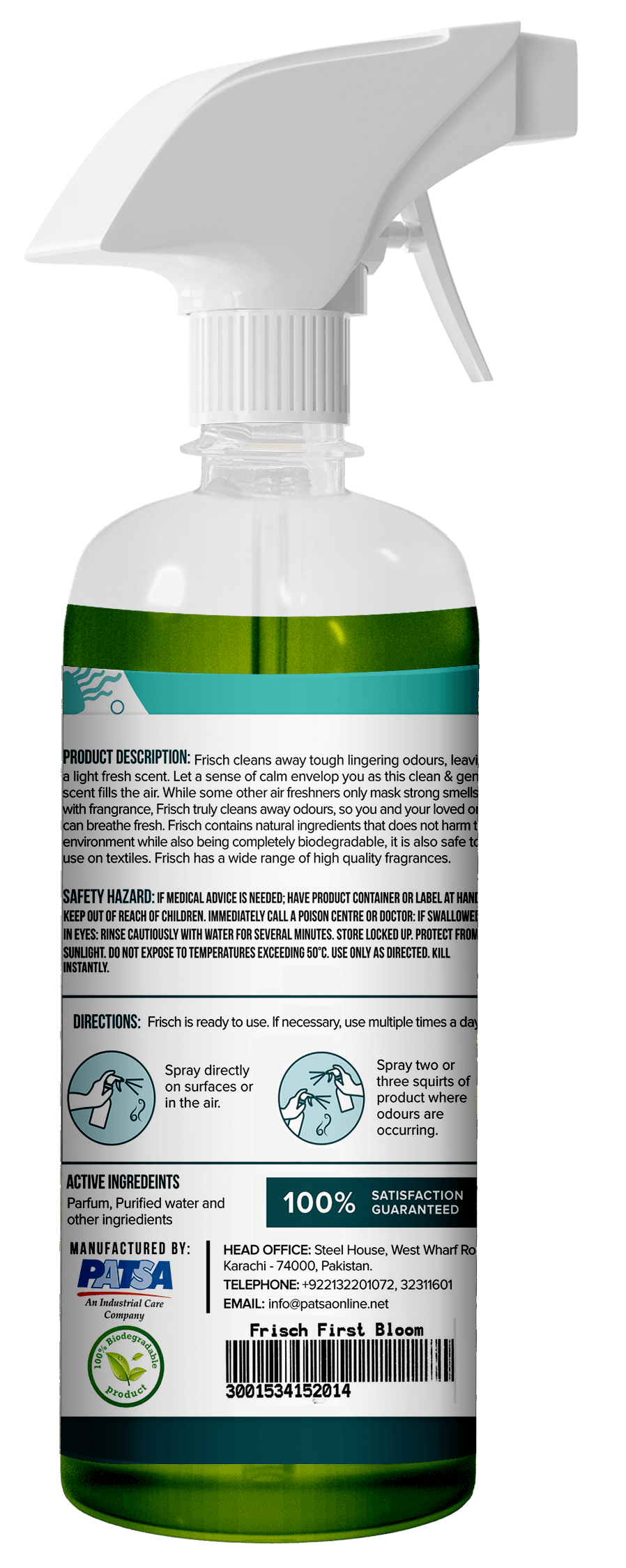 Frisch - Open Ocean - Air Freshener and Odour Remover