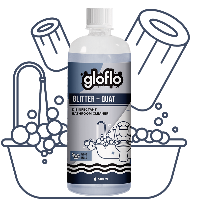 Glitter + Quat - Woodmusk - General Surface Toilet Cleaner