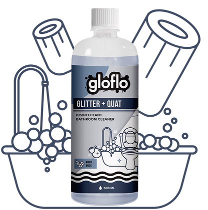 Glitter + Quat - Woodmusk - General Surface Toilet Cleaner
