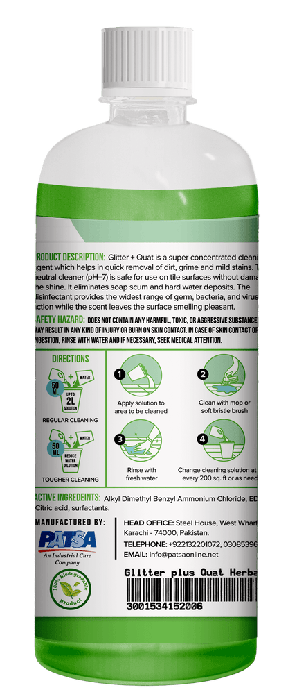 Glitter + Quat - Herbal - General Surface Toilet Cleaner