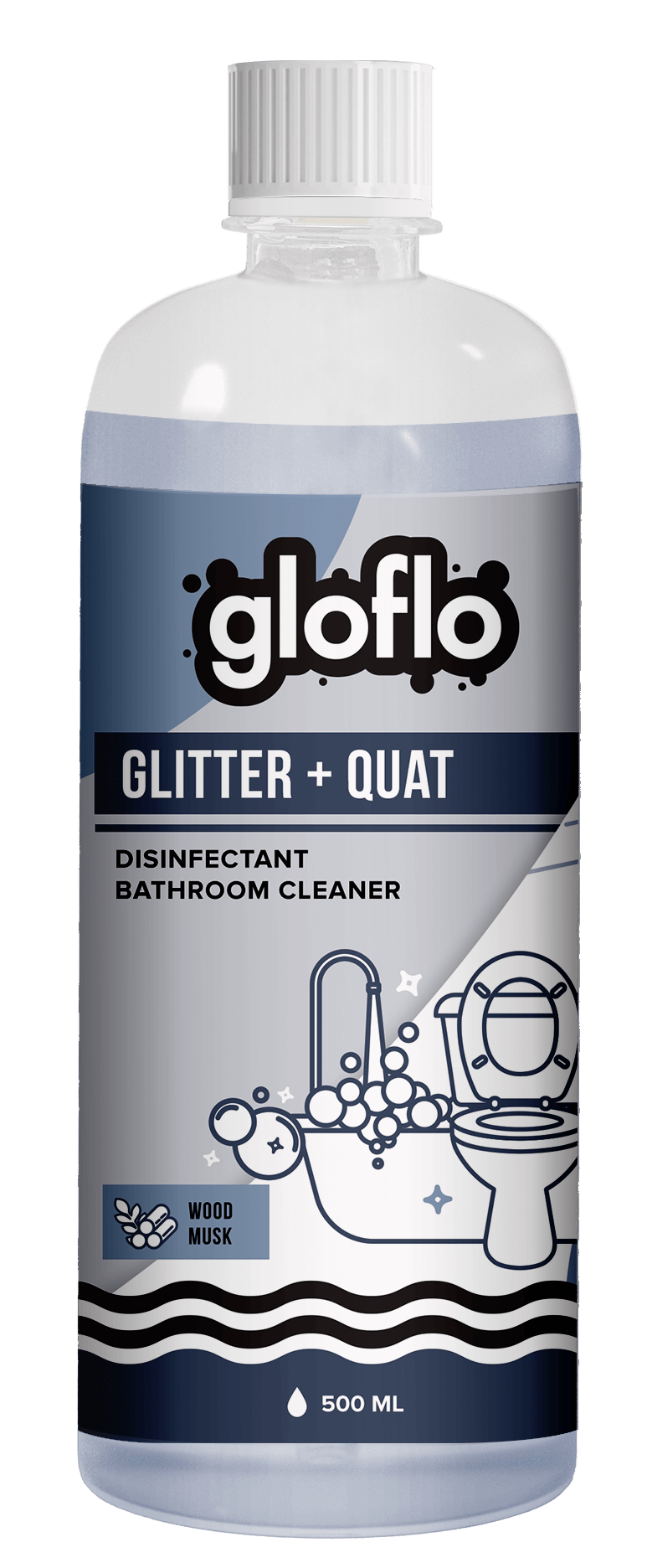 Glitter + Quat - Woodmusk - General Surface Toilet Cleaner