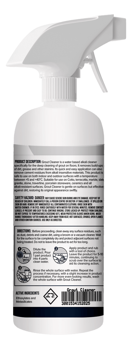Grout Cleaner - Removes Dirt, Grease & Stains
