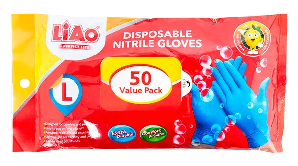 HI130083 Nitrile Disposable Gloves – Large (50 Pcs)
Keep your hands covered during everyday cleaning and handling tasks with HI130083 Nitrile Disposable Gloves – Large. Designed for convenience and hygiene, these gloves are suitable for a variety of household, workshop, and general-purpose applications.

Key Features
Nitrile Material: Made from nitrile for practical everyday hand protection.
Large Size (L): Designed for users who require a large glove size.
Disposable Design: Convenient for single-use appli