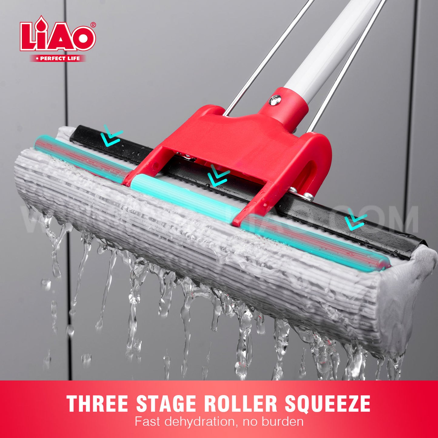 High Quality PVA Sponge Mop – Super Absorbent Floor Mop | 27cm &amp; 33cm Sizes | Strong Water Absorption Cleaning Mop