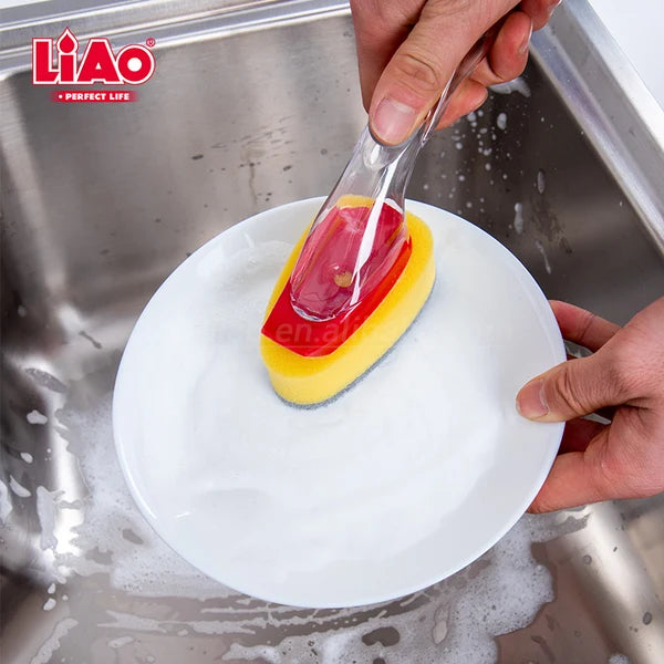 D130086 Dishwand Brush with Sponge Scrubber – 21cm
Make everyday dishwashing easier with the D130086 Dishwand Brush with Sponge Scrubber. Designed for convenient and effective kitchen cleaning, this practical dishwashing tool combines a brush handle with a sponge scrubber to help remove food residue, grease, and everyday dirt from dishes and kitchen utensils.

With its 21cm length, the dishwand brush offers a comfortable grip and convenient handling for daily washing tasks. Its versatile design makes it sui
