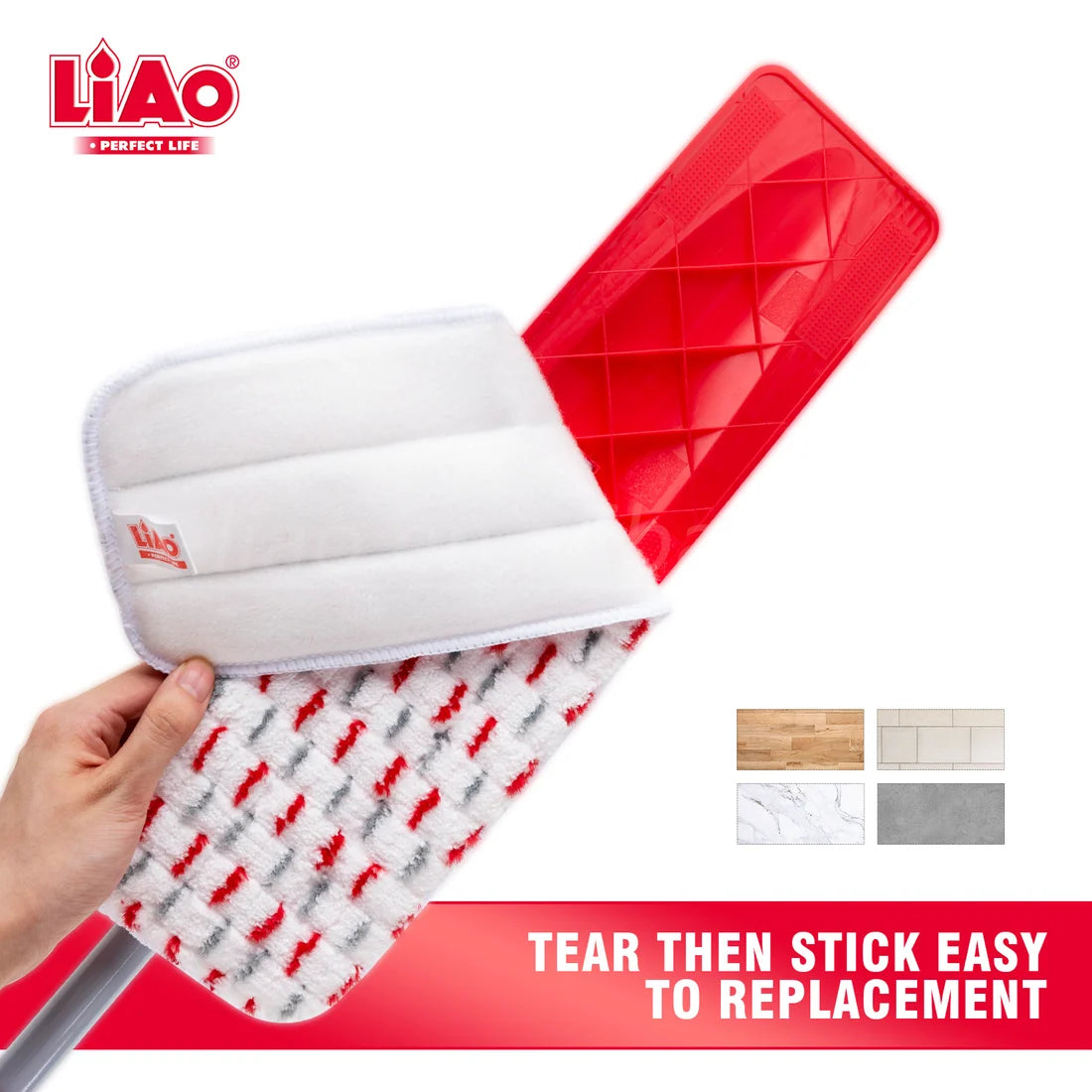 LIAO Microfiber Flat Mop LA2208
