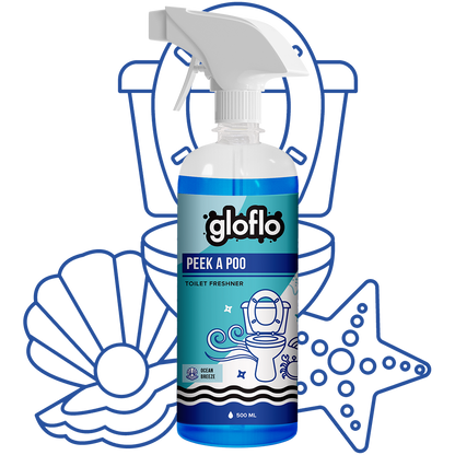 Peak A Poo - Ocean Breeze - Bathroom Air Freshener and Odour Cleanser