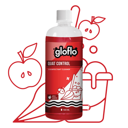 Quat Control - Apple - Fragrant Disinfectant for Daily Mopping