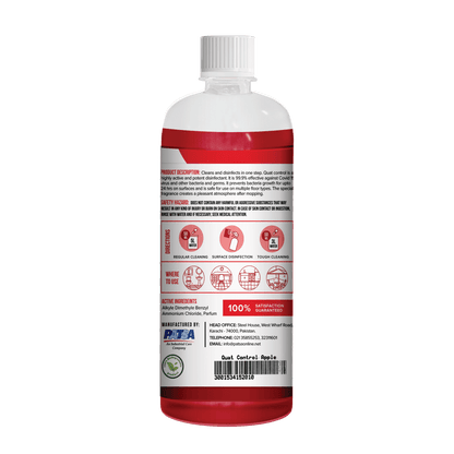 Quat Control - Apple - Fragrant Disinfectant for Daily Mopping