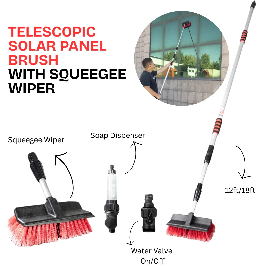 Solar Panel Brush - 18ft